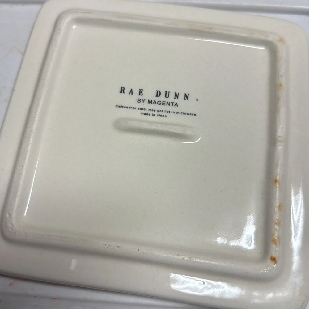 Rae Dunn cheese Trivet.  Approx 5.75”‎ Square.